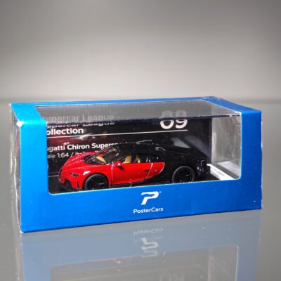 PosterCars Bugatti Chiron Supersport Italian Red/Nocturne Black