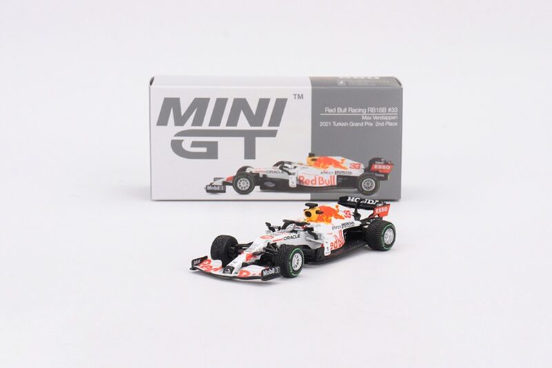 Mini GT Red Bull RB16B #33 Max Verstappen 2021 Turkish Grand Prix 2nd Place