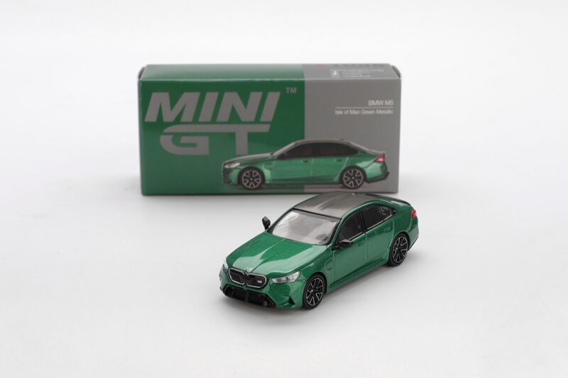 Mini GT BMW M5 Isle of Man Green Metallic