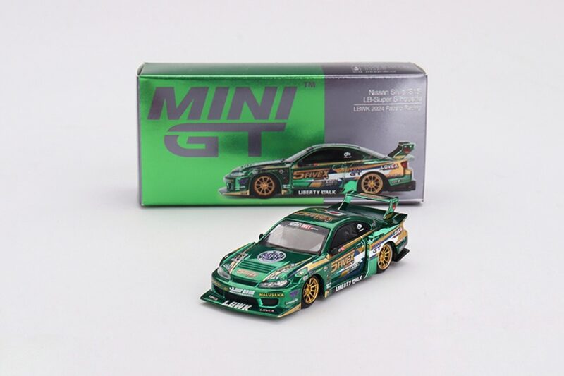 Mini GT Nissan LB-Super Silhouette S15 SILVIA LBWK 2024 Fausto Racing