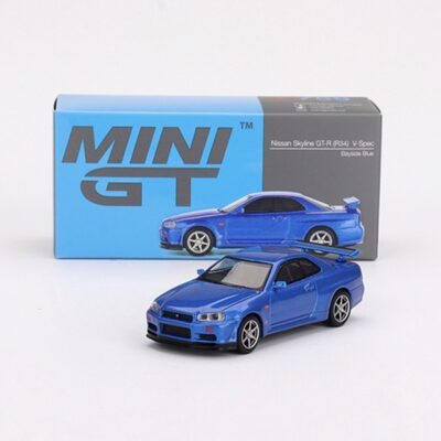 Mini GT Nissan Skyline GT-R (R34) V-Spec Bayside Blue
