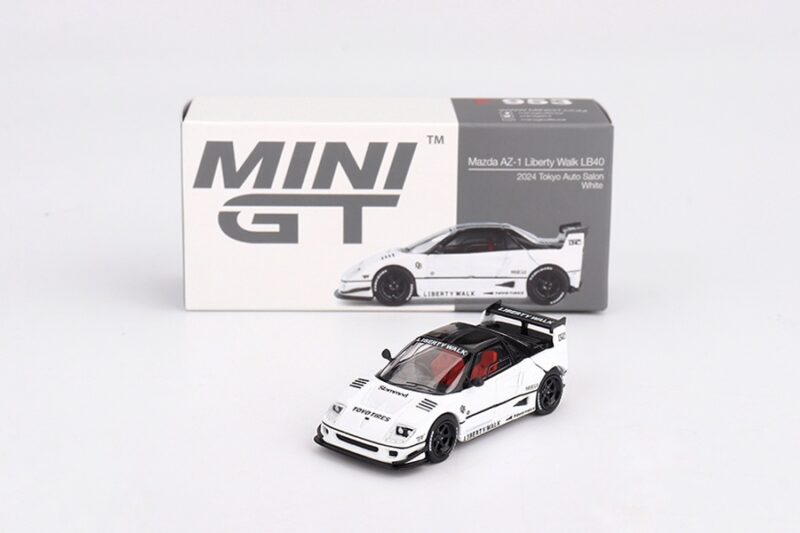 Mini GT Mazda AZ-1 Liberty Walk LB40 White 2024 Tokyo Auto Salon