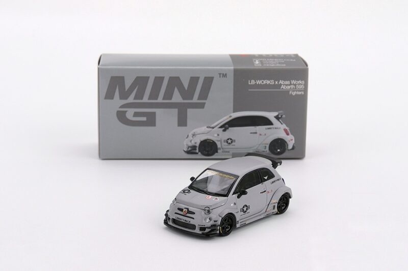 Mini GT Abarth 595 LB-WORKS x Abas Works Fighters