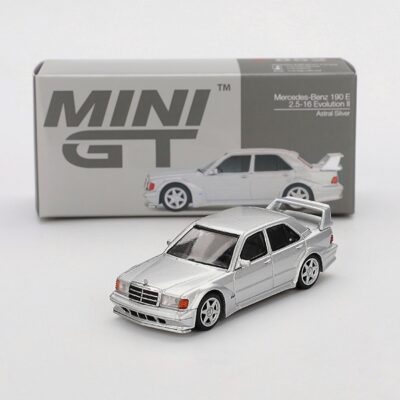 Mini GT Mercedes-Benz 190E 2.5-16 Evolution II Astral Silver