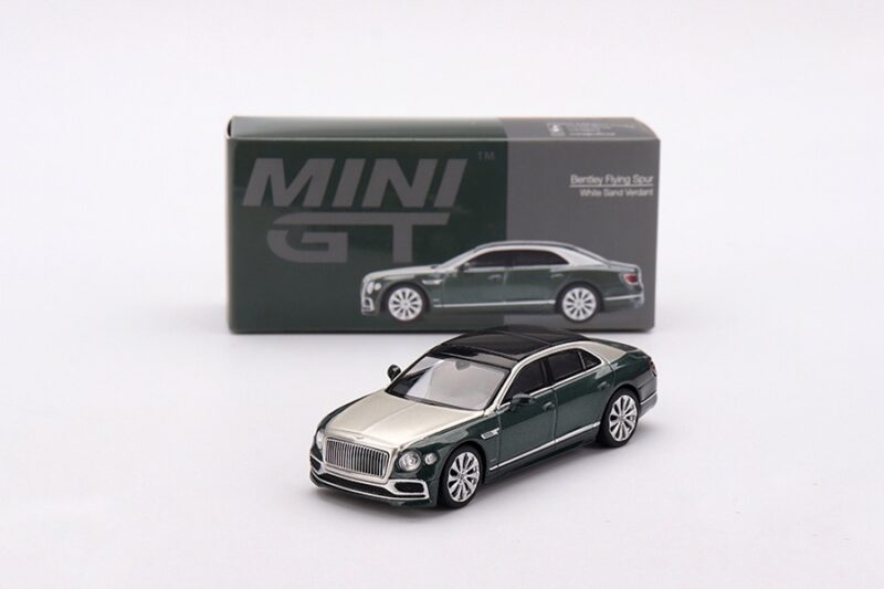 Mini GT Bentley Flying Spur White Sand Verdant