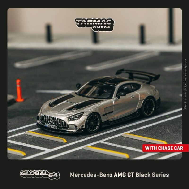 Tarmac Works Mercedes-Benz AMG GT Black Series Silver Metallic