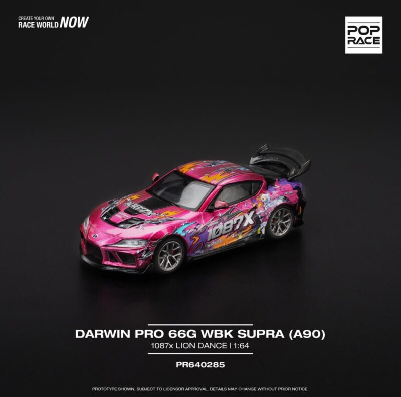 Pop Race DARWIN PRO 66G WBK TOYOTA SUPRA (A90) - 1087X LION DANCE