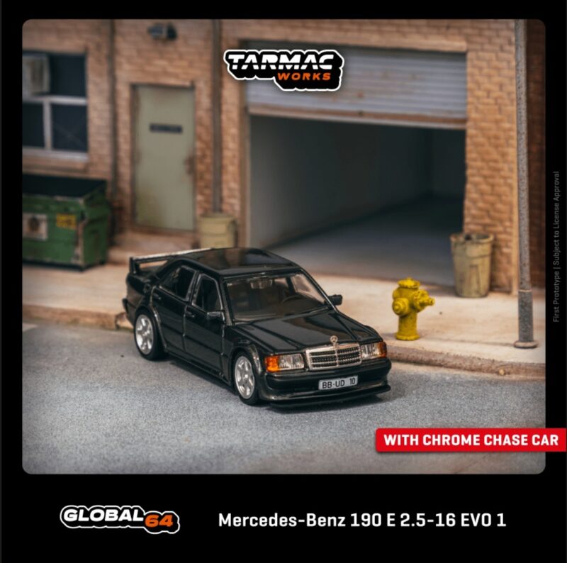 Tarmac Works Mercedes-Benz 190 E 2.5-16 EVO 1 Blue-Black Metallic