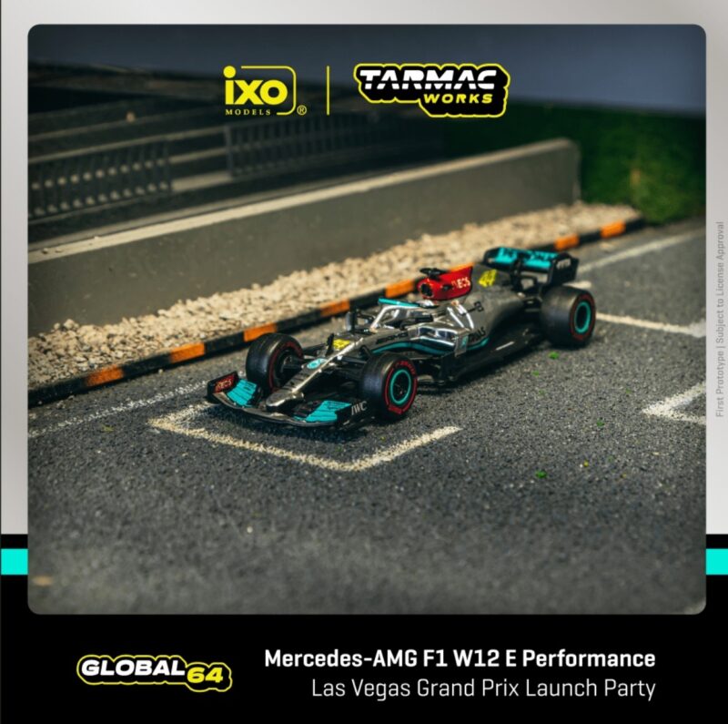 Tarmac Works Mercedes-AMG F1 W12 E Performance Las Vegas Grand Prix Launch Party