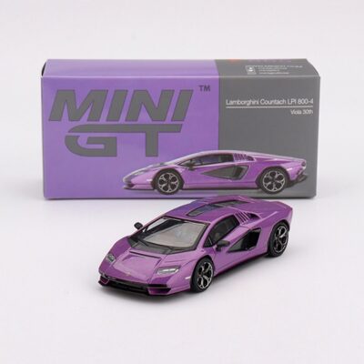 Mini GT Lamborghini Countach LPI 800-4 Viola 30th