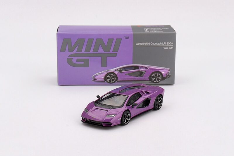 Mini GT Lamborghini Countach LPI 800-4 Viola 30th