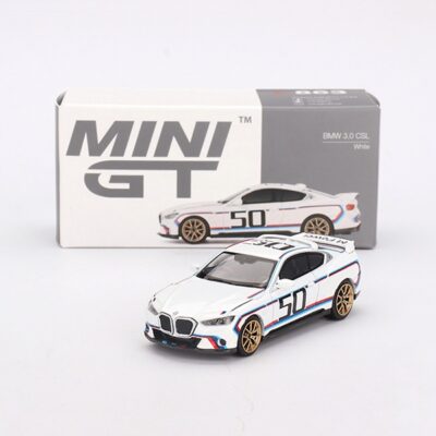 Mini GT BMW 3.0 CSL White RHD