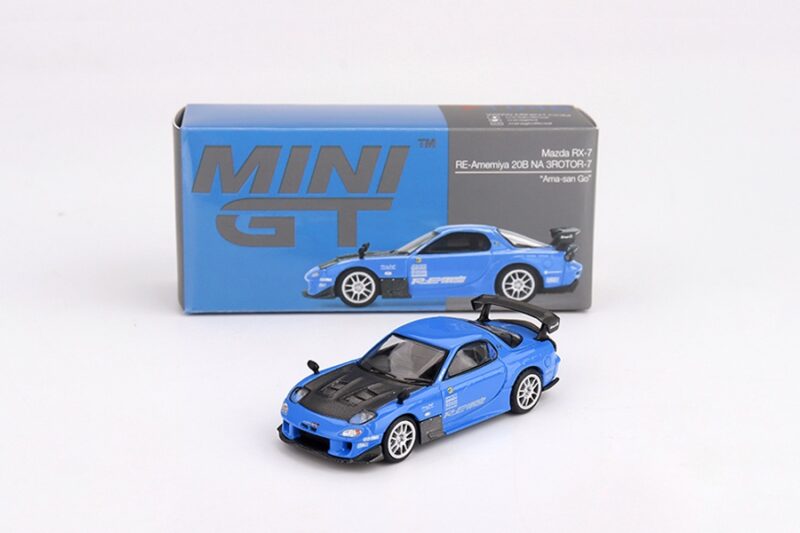 Mini GT Mazda RX-7 RE-Amemiya 20B NA 3ROTOR-7 “Ama-san Go”