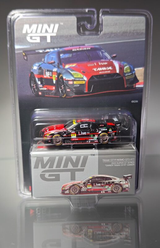 Mini GT Nissan GT-R NISMO GT3 #11 "GAINER TANAX GT-R" GAINER 2023 SUPER GT SERIES