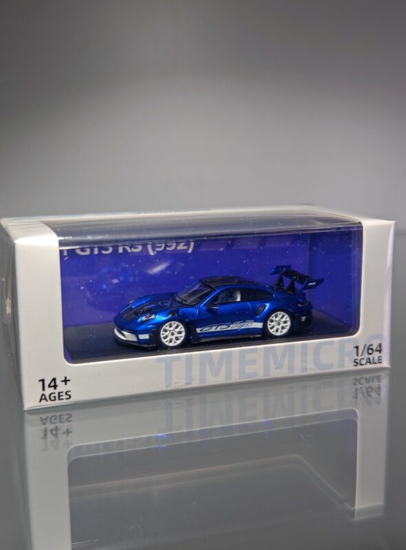 Time Micro Porsche 992 GT3 RS San Marino Blue