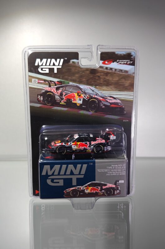 Mini GT Honda NSX-GT "TYPE S" GT500 #16 "Red Bull MOTUL MUGEN NSX-GT " TEAM Red Bull MUGEN 2022 SUPER GT SERIES