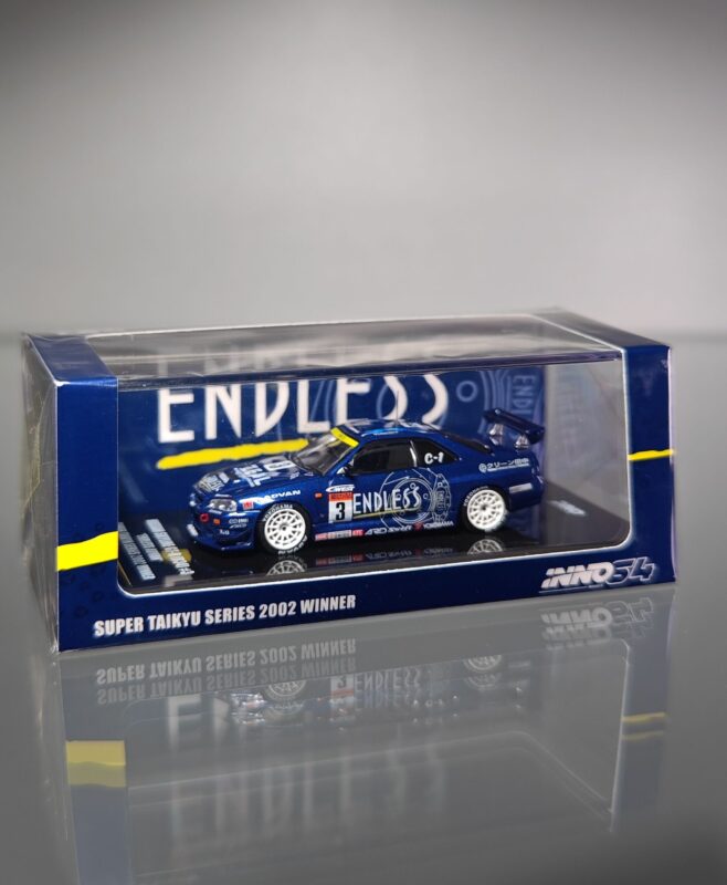 INNO64 NISSAN SKYLINE GT-R (R34) #3 "ENDLESS ADVAN" Super Taikyu Series 2002 Winner
