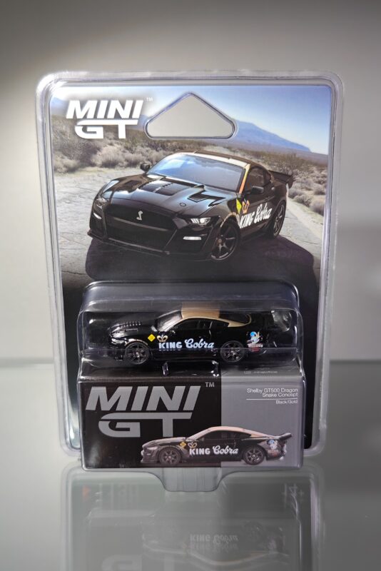 Mini GT Shelby GT500 Dragon Snake Concept Black/Gold blister pack