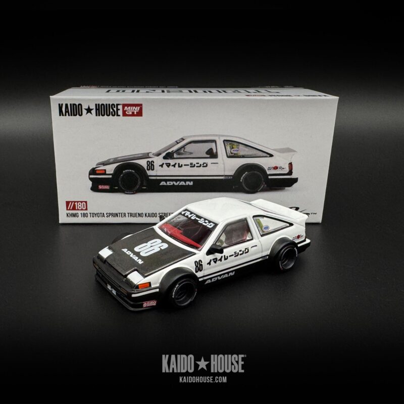 KAIDOHOUSE x MINI GT Toyota AE86 Sprinter Trueno Kaido Street V1
