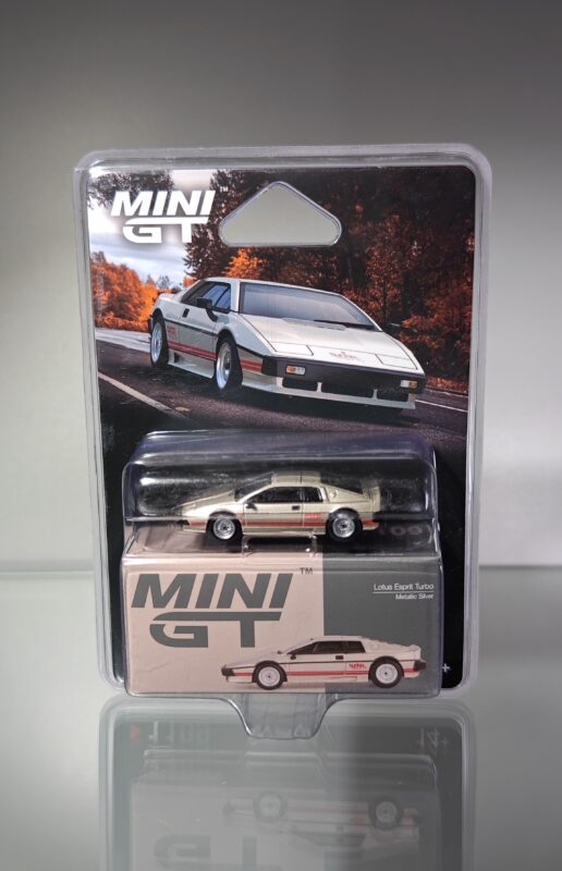 Mini GT Lotus Esprit Turbo Metallic Silver blister pack