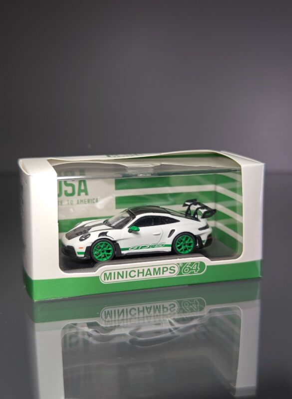 MINICHAMPS PORSCHE 911 (992) GT3 RS 2023 - WHITE W WEISSACH PACKAGE