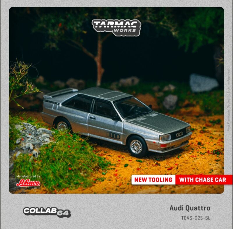 Tarmac Works X Schuco - Audi Quattro Silver
