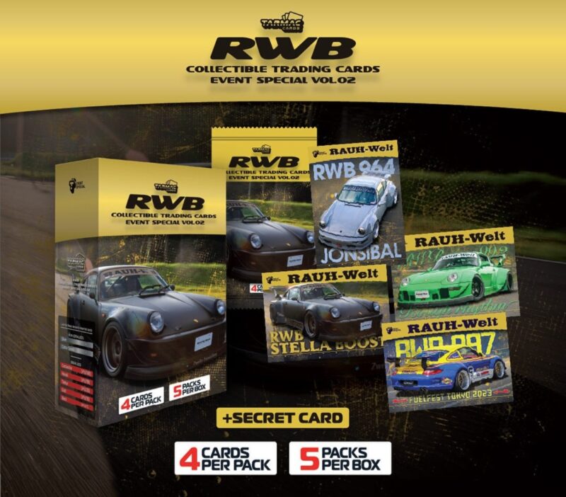 Tarmac Cards Porsche RWB Event Special Vol.02 (Single Pack 4 Cards)